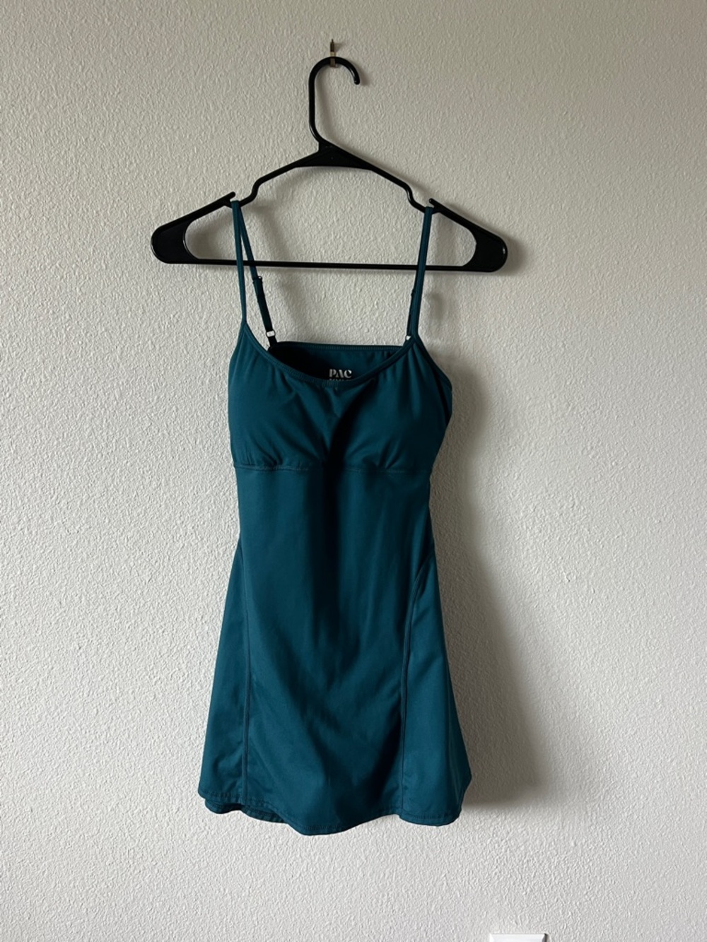 Teal Spaghetti-Strap Camisole Dress